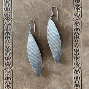 Silver earrings